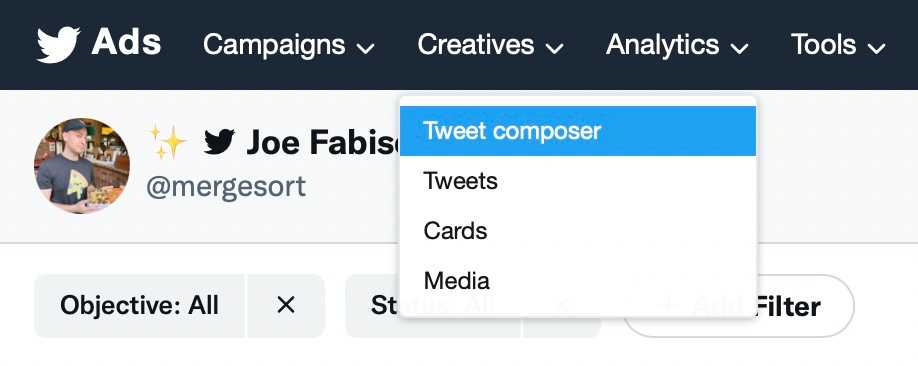 An image showing you where to find the tweet composer